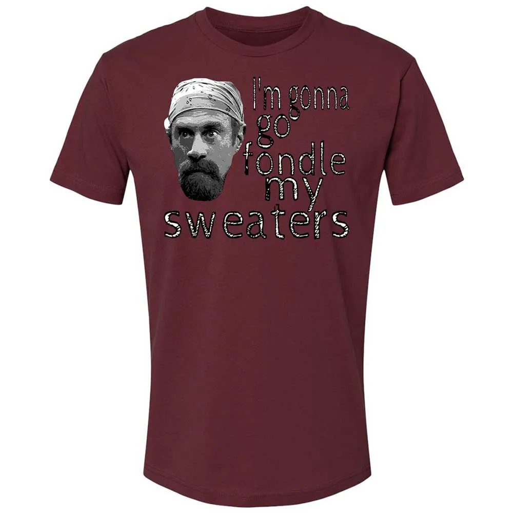 Fondle my sweaters - Maroon - 19