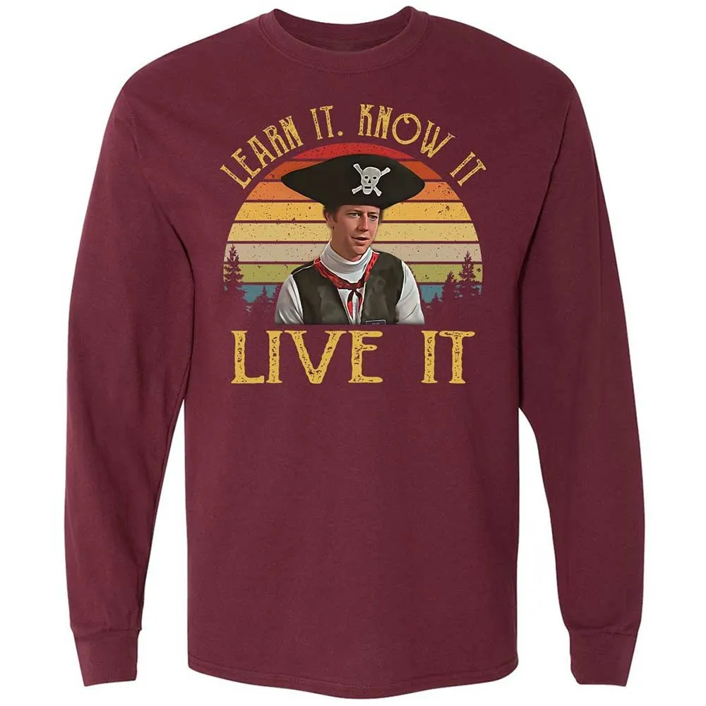 Long Sleeve T-Shirt - T97UEYCD - Maroon - 6