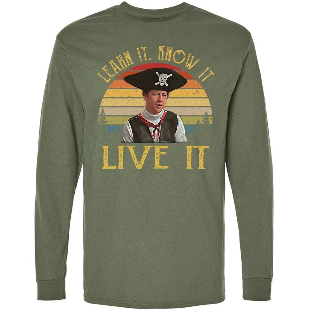 Long Sleeve T-Shirt - T97UEYCD - Military Green - 9
