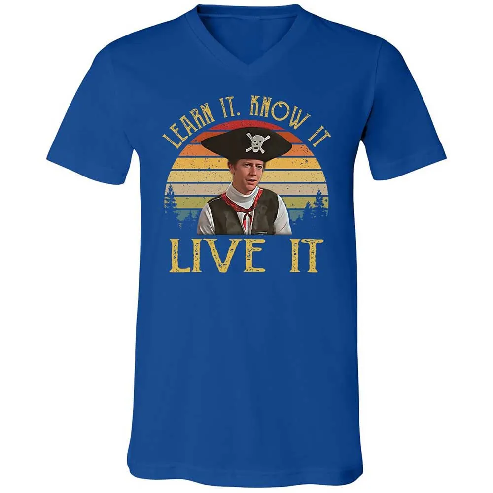Unisex V-Neck T-Shirt - 3GALM913 - True Royal - 4