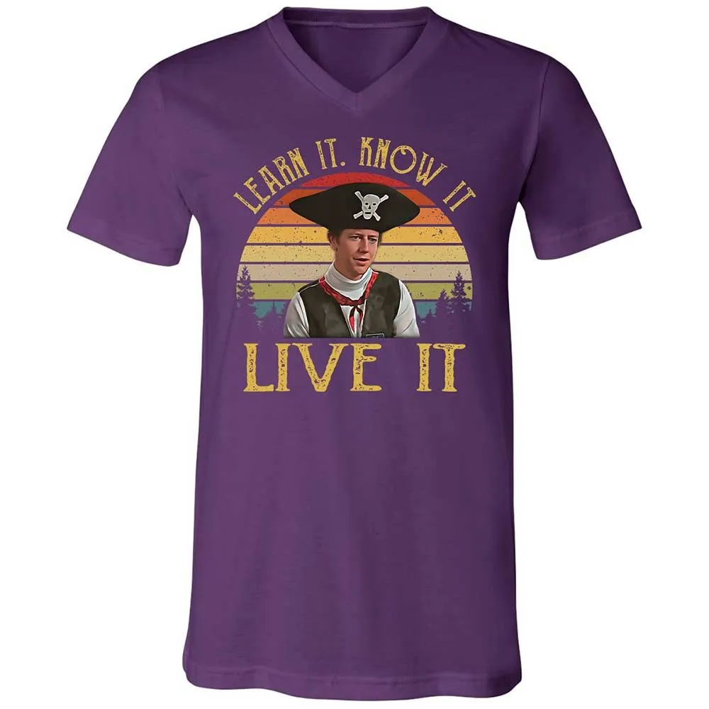 Unisex V-Neck T-Shirt - 3GALM913 - Team Purple - 10