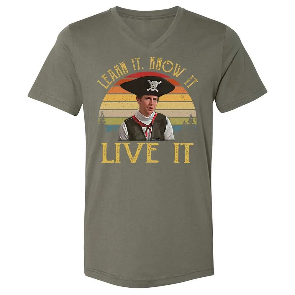 Unisex V-Neck T-Shirt - 3GALM913 - Military Green - 11