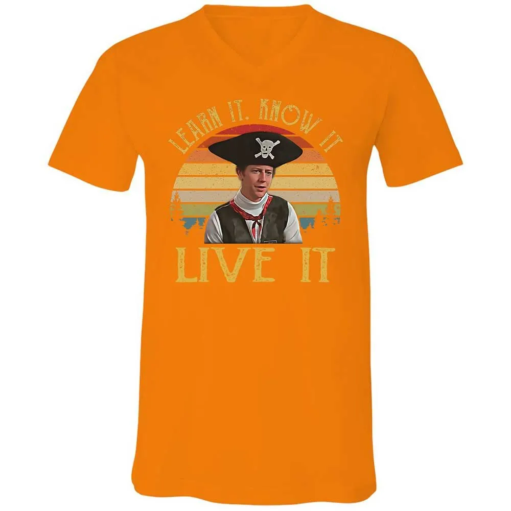 Unisex V-Neck T-Shirt - 3GALM913 - Orange - 12