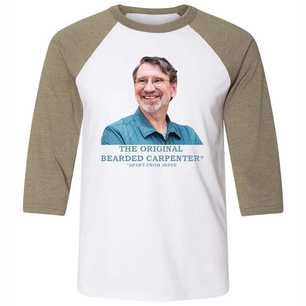 The Original Bearded Carpenter - White/Heather Olive - 4
