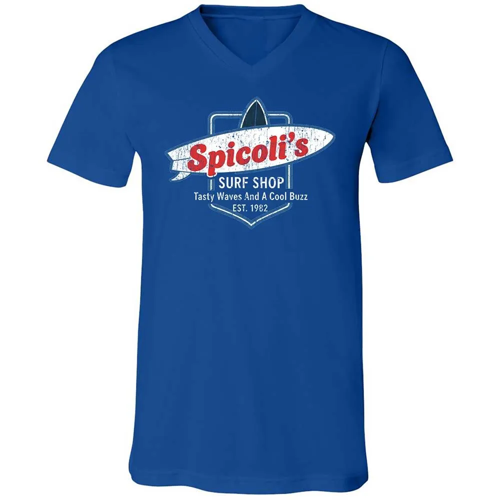 Unisex V-Neck T-Shirt - E256LVWT - True Royal - 4