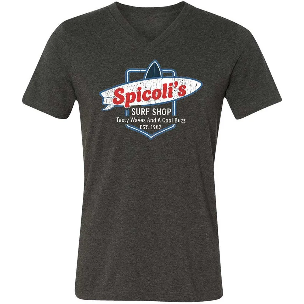 Unisex V-Neck T-Shirt - E256LVWT - Dark Grey Heather - 9