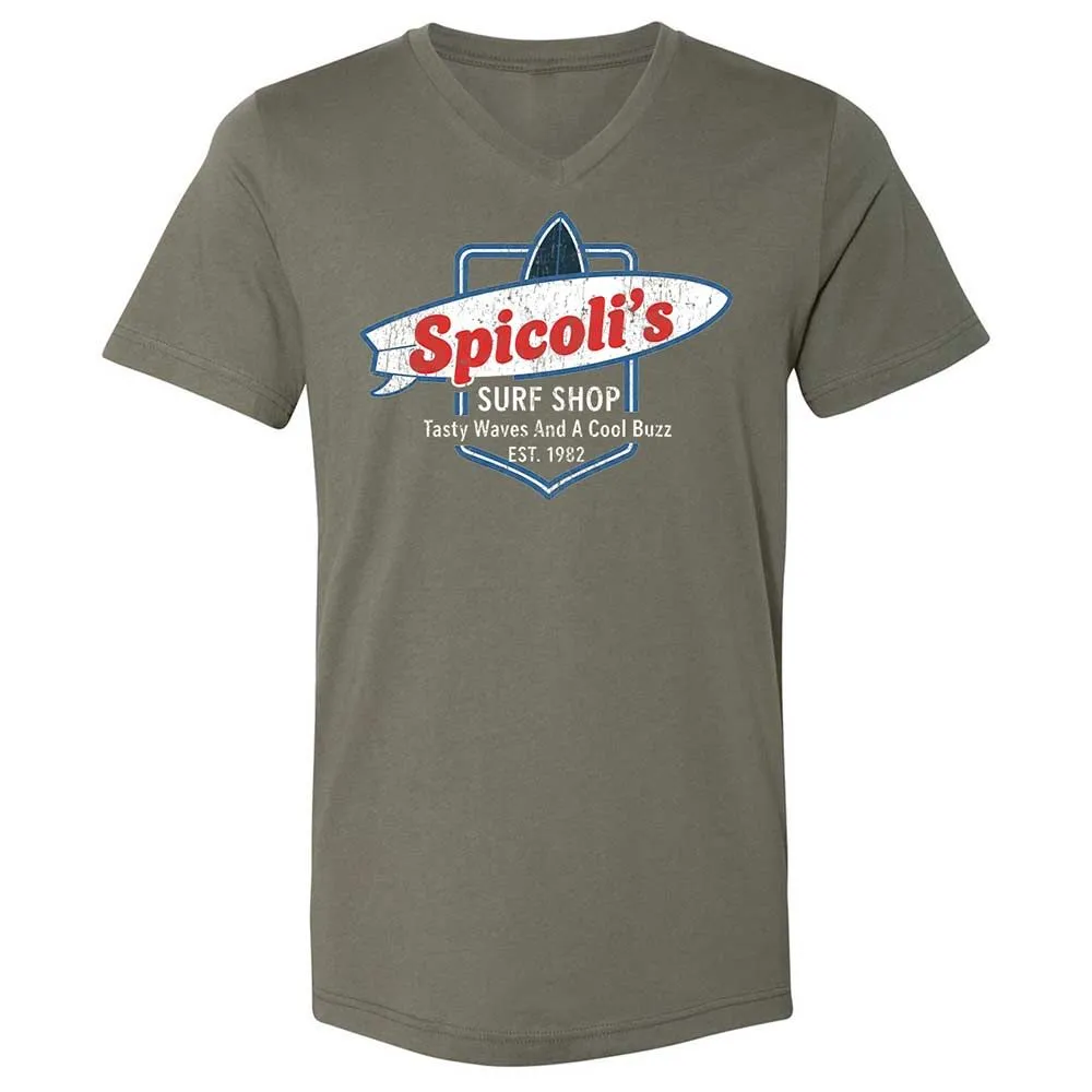 Unisex V-Neck T-Shirt - E256LVWT - Military Green - 11