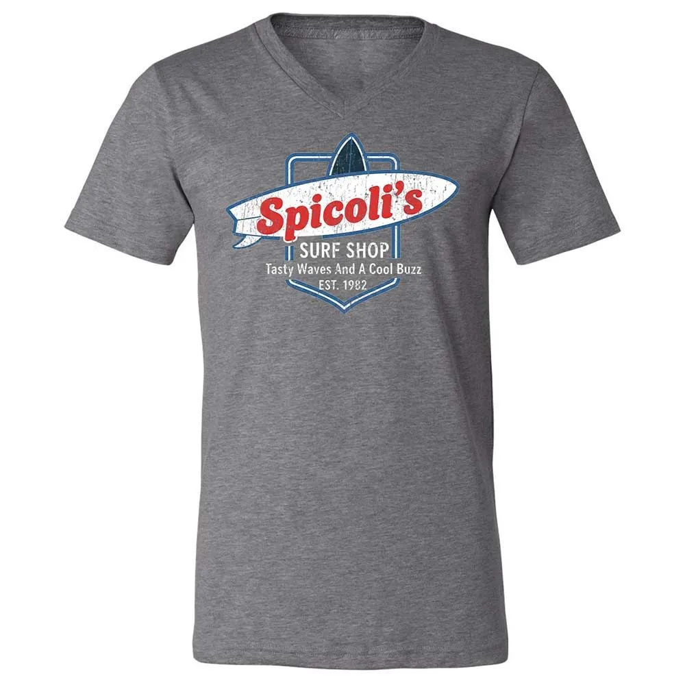 Unisex V-Neck T-Shirt - E256LVWT - Deep Heather - 14