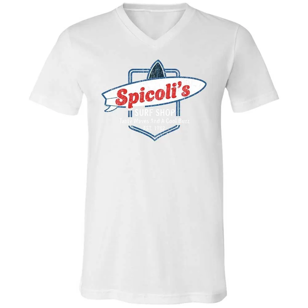 Unisex V-Neck T-Shirt - E256LVWT - White - 16