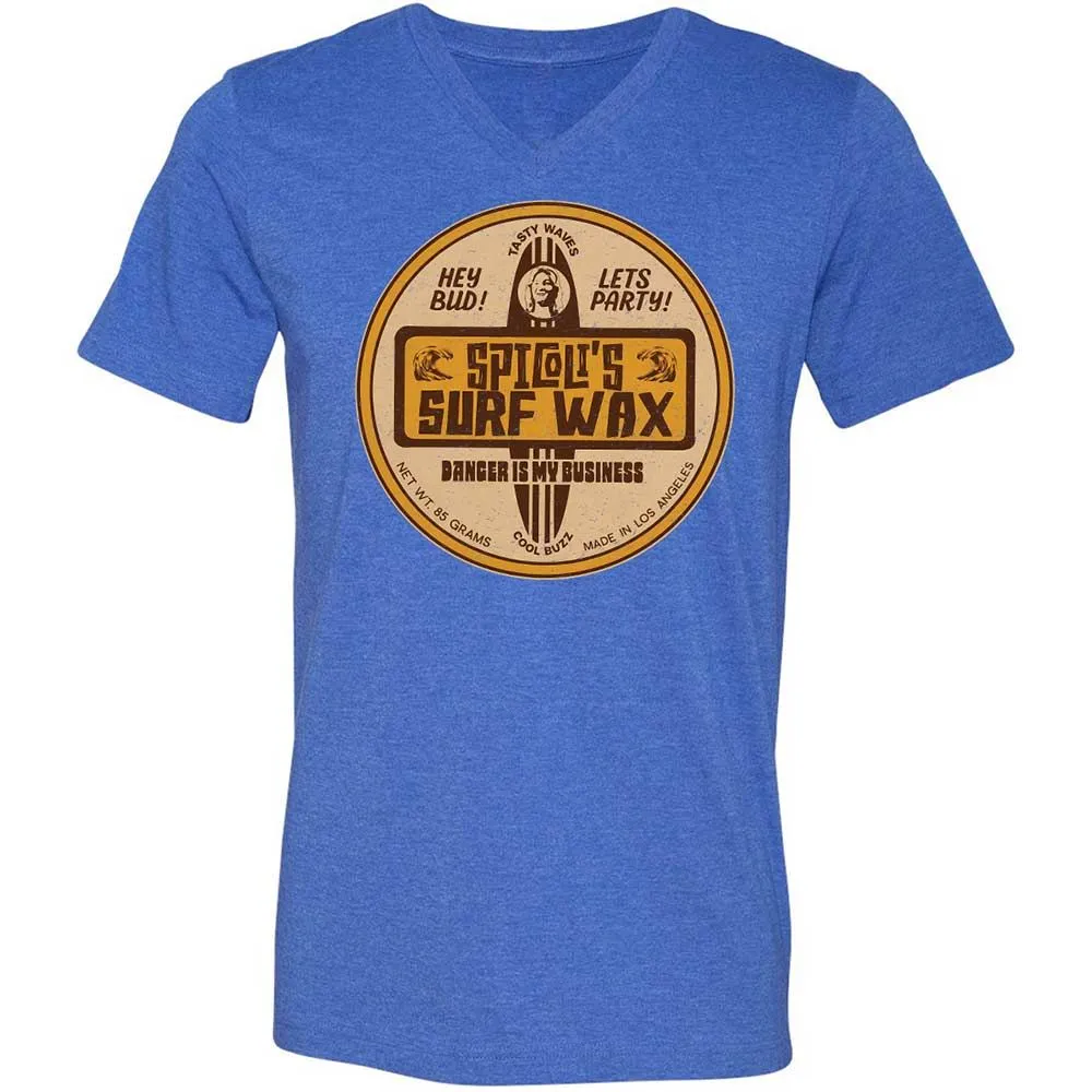 Unisex V-Neck T-Shirt - FNB8BT3G - Heather True Royal - 5
