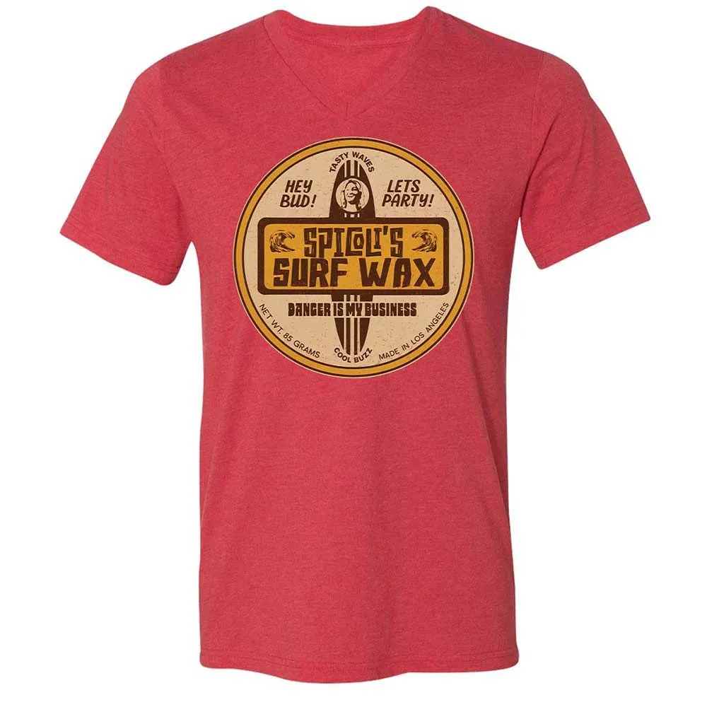 Unisex V-Neck T-Shirt - FNB8BT3G - Heather Red - 7