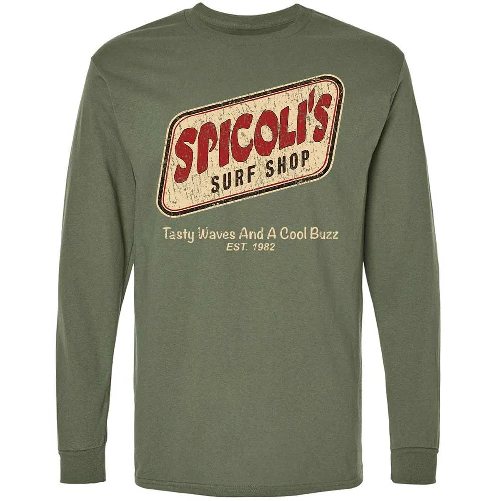 Long Sleeve T-Shirt - VX1HPWUW - Military Green - 9