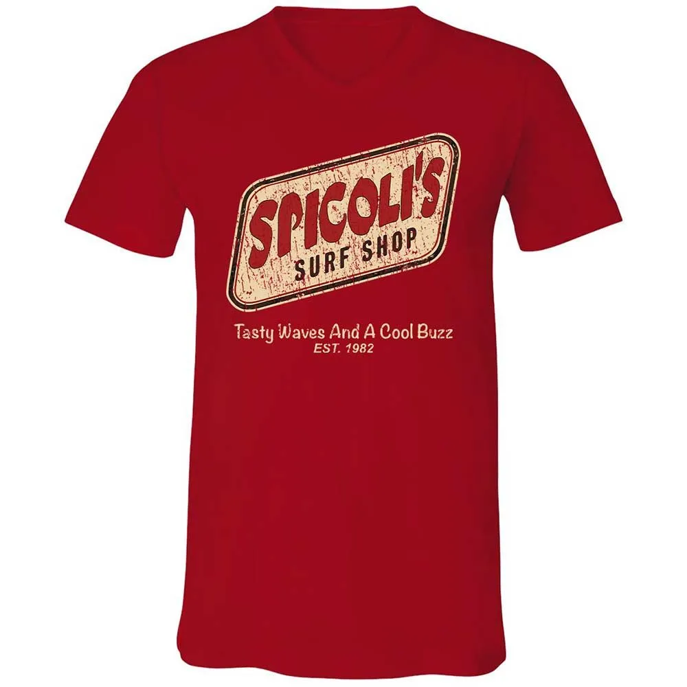 Unisex V-Neck T-Shirt - 3HHXPVXE - Red - 6