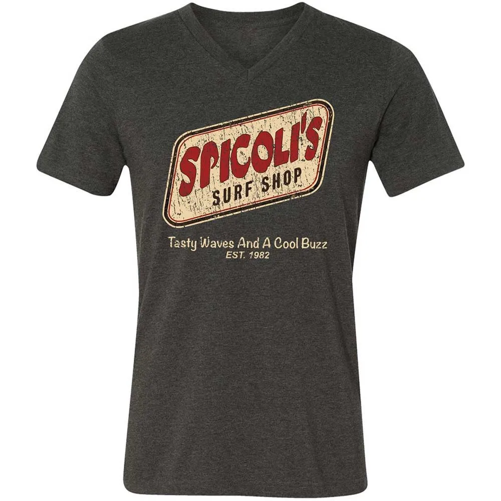 Unisex V-Neck T-Shirt - 3HHXPVXE - Dark Grey Heather - 9