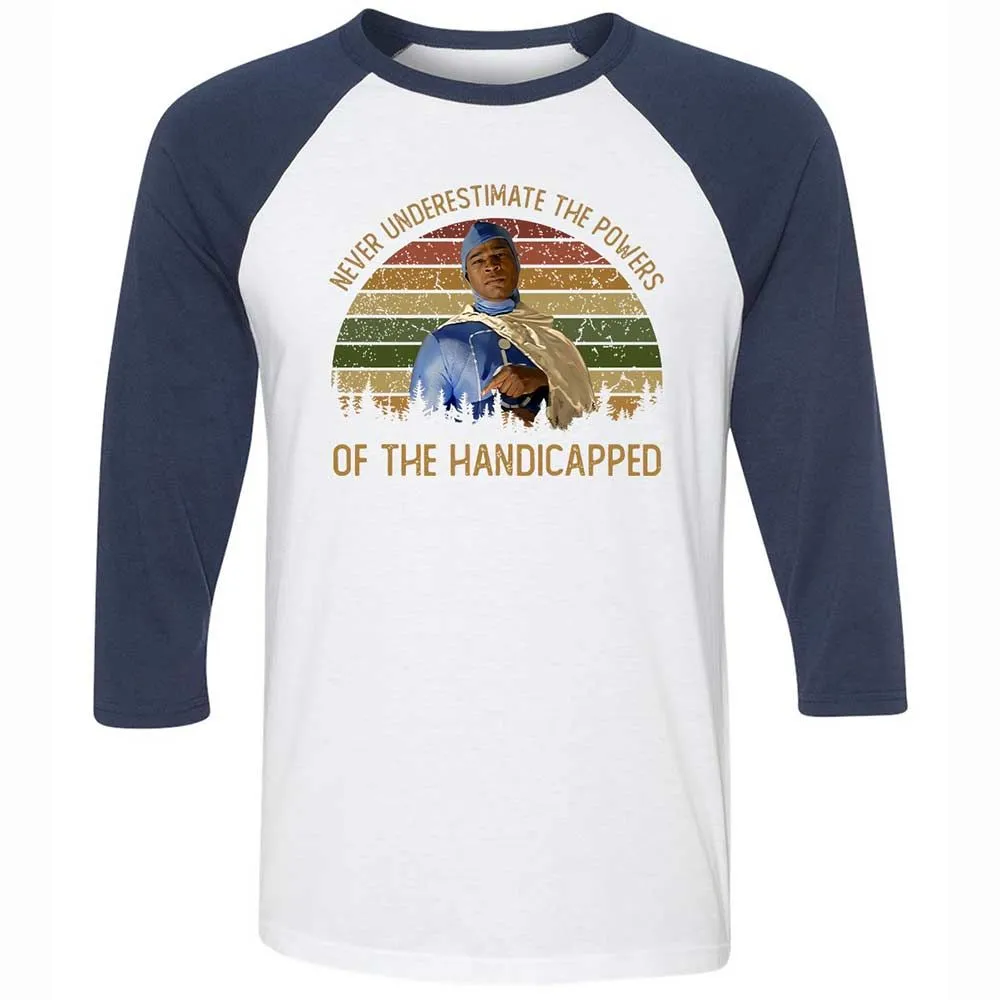 Unisex 3/4 Baseball Tee - 7NVNY8JP - White/Navy - 8