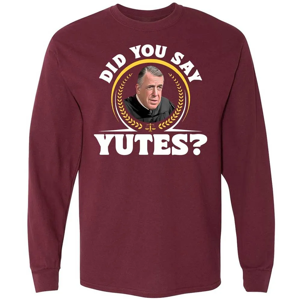 Long Sleeve T-Shirt - 3EUEJFXU - Maroon - 6