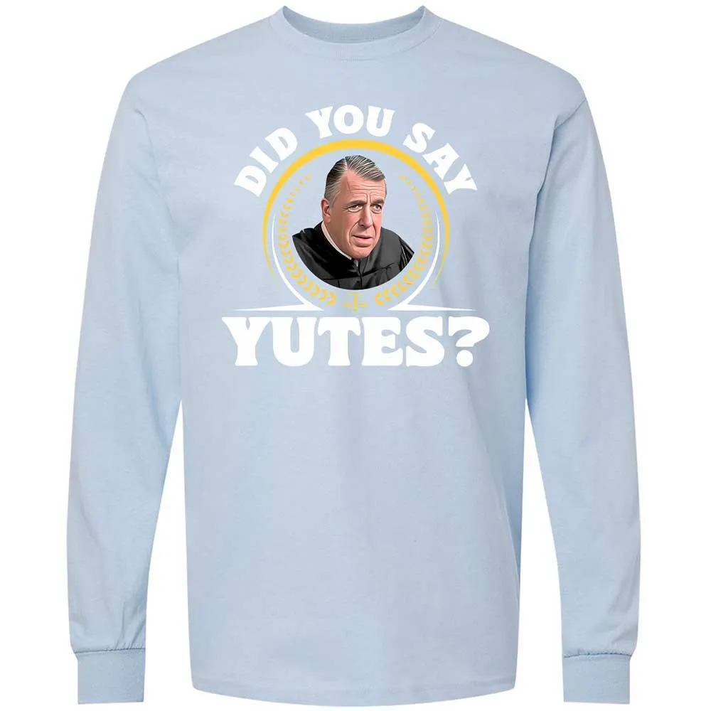 Long Sleeve T-Shirt - 3EUEJFXU - Light Blue - 18