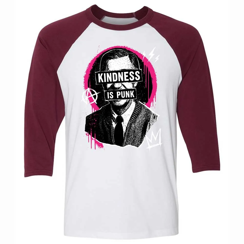 Kindness is Punk - White/Maroon - 7