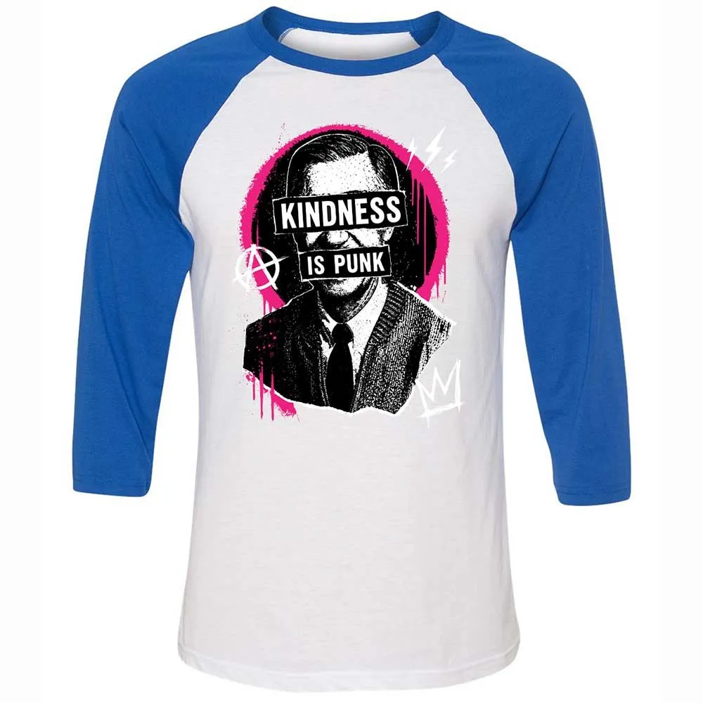 Kindness is Punk - White/True Royal - 10