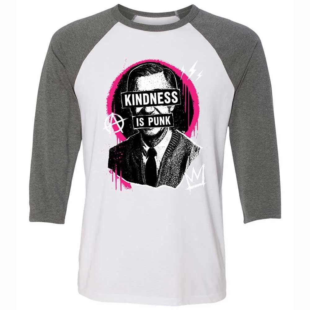 Kindness is Punk - White/Deep Heather - 11