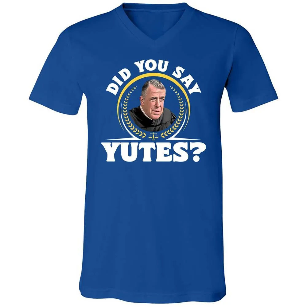 Unisex V-Neck T-Shirt - VM2GW4CU - True Royal - 4
