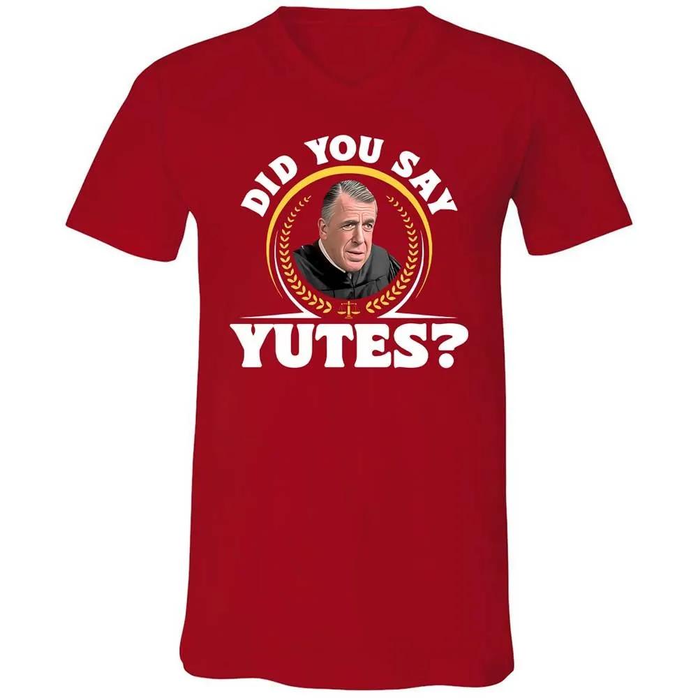 Unisex V-Neck T-Shirt - VM2GW4CU - Red - 6