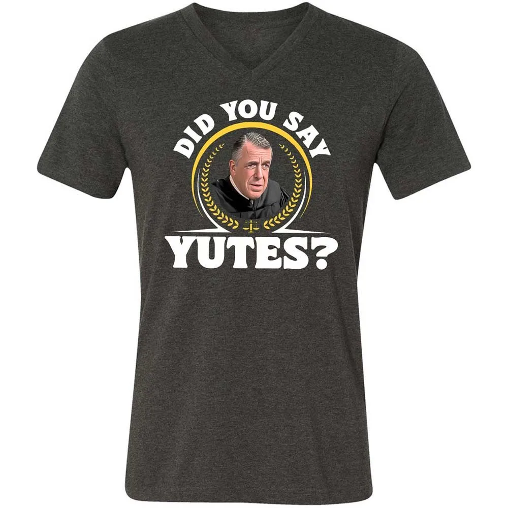 Unisex V-Neck T-Shirt - VM2GW4CU - Dark Grey Heather - 9