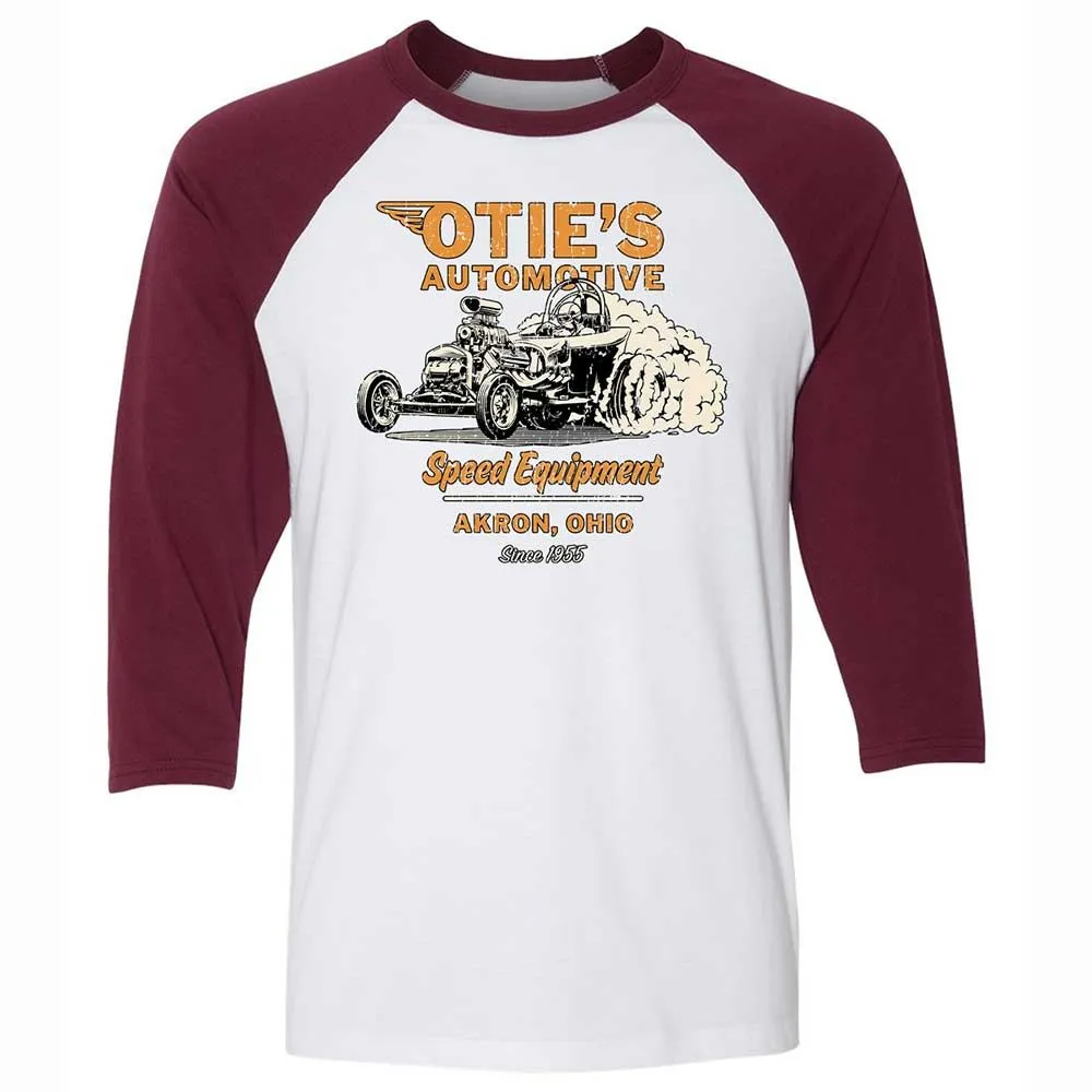 Otie's Speed Equipment - White/Maroon - 7