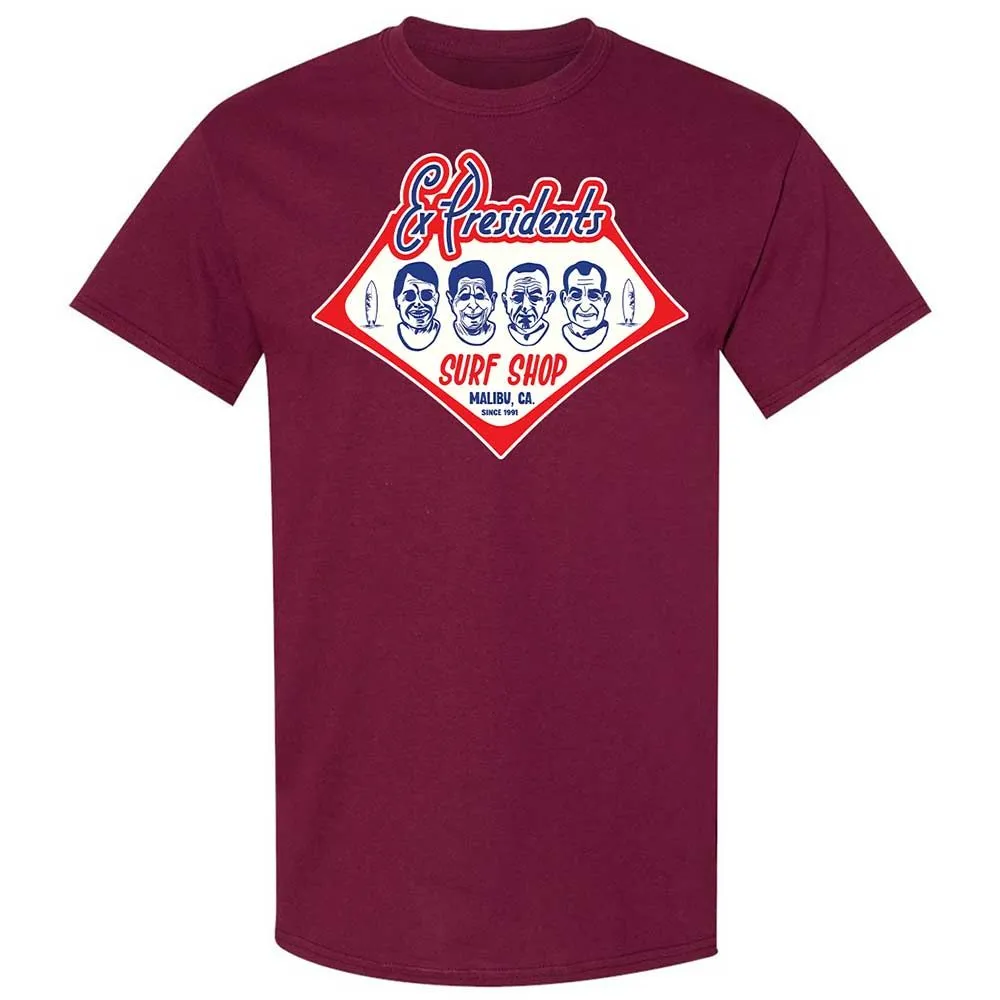 Ex-Presidents Surf Shop - Maroon - 8