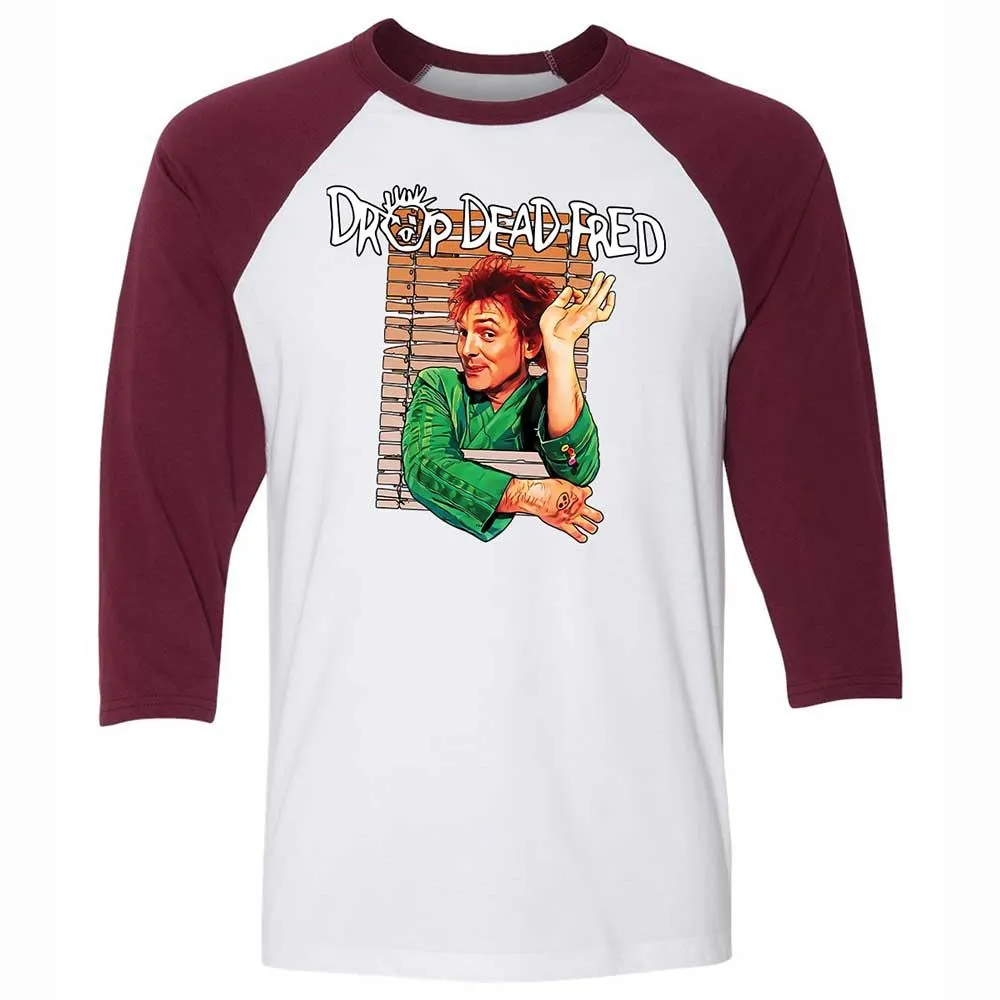 Funny Man Drop Dead Fred - White/Maroon - 7