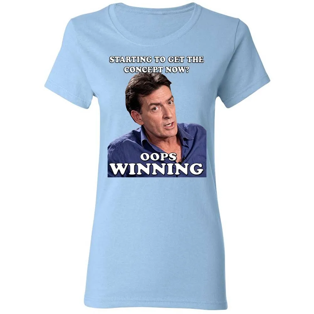 Women's T-Shirt - M9NUWDCD - Light Blue - 13