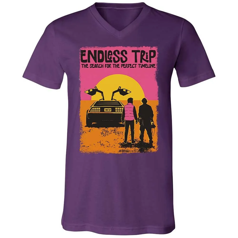 Unisex V-Neck T-Shirt - 8LMKVKLA - Team Purple - 10
