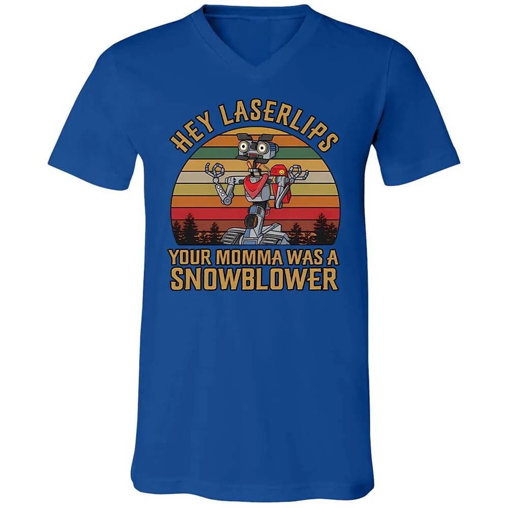 Unisex V-Neck T-Shirt - CG9RRLDU - True Royal - 4