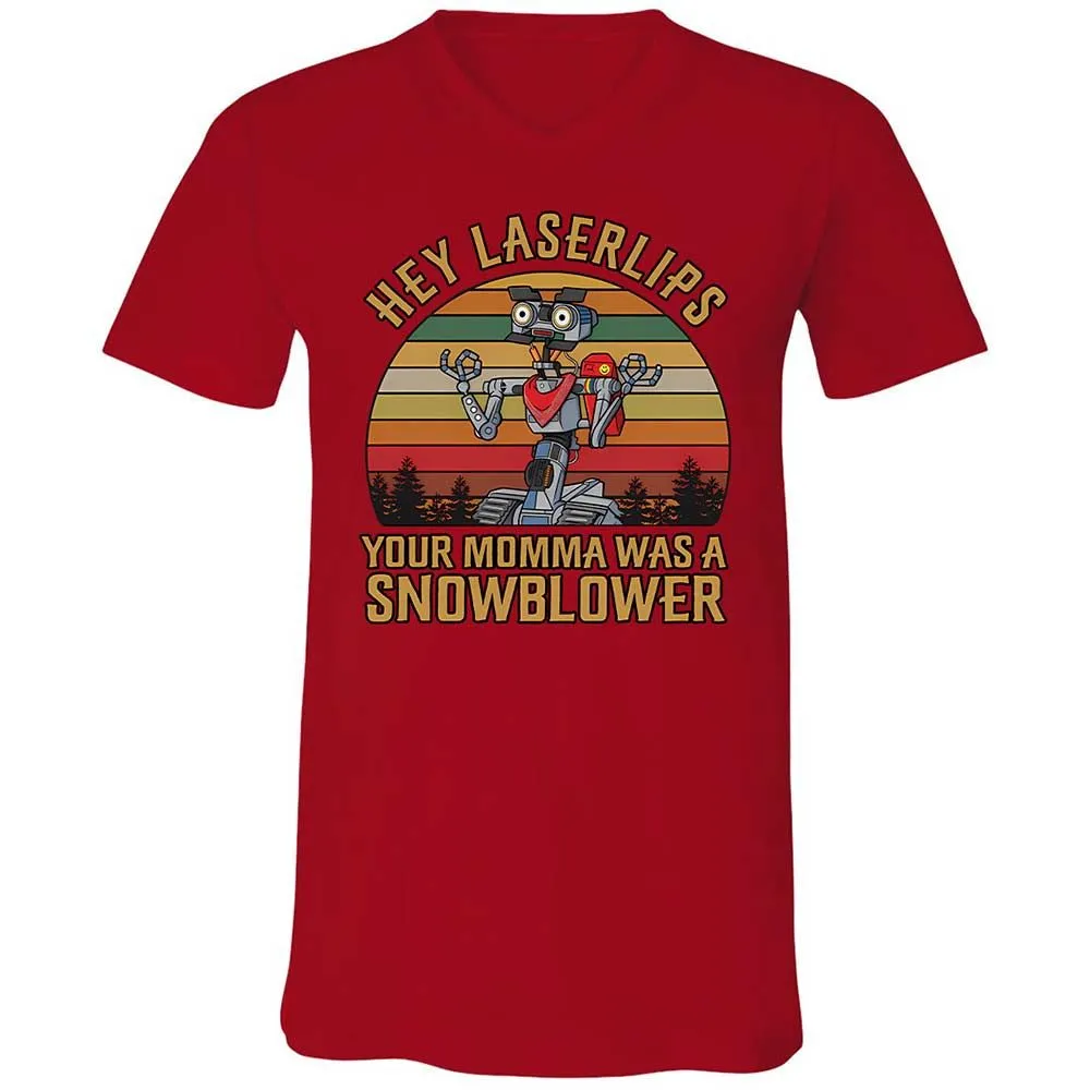 Unisex V-Neck T-Shirt - CG9RRLDU - Red - 6
