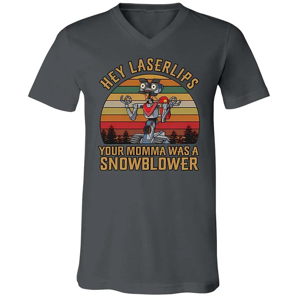 Unisex V-Neck T-Shirt - CG9RRLDU - Asphalt - 13