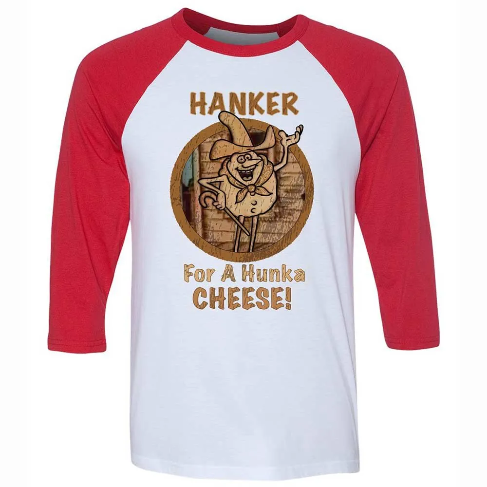 Unisex 3/4 Baseball Tee - 1F9N1M5R - White/Red - 9