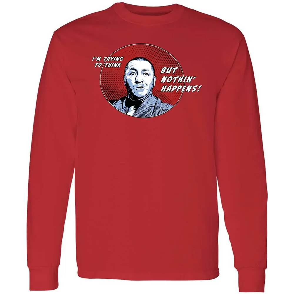 Long Sleeve T-Shirt - EGWHDEAH - Red - 11