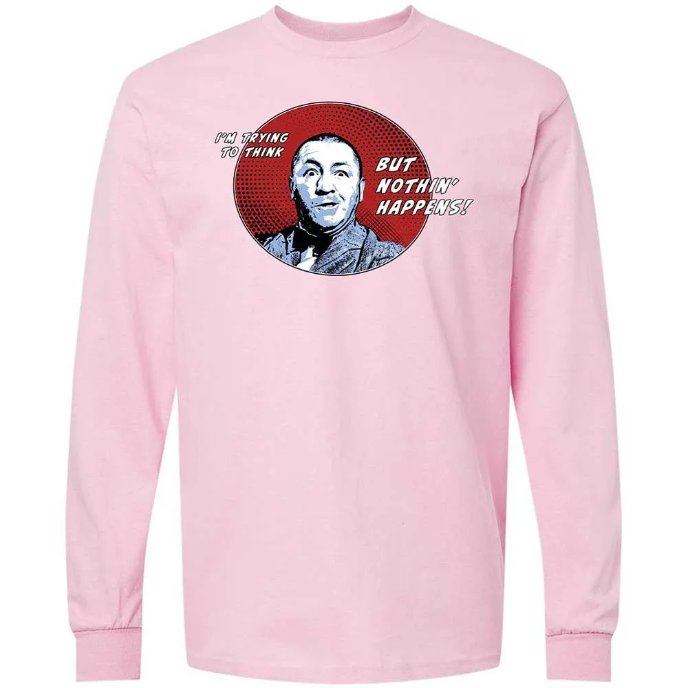 Long Sleeve T-Shirt - EGWHDEAH - Light Pink - 16