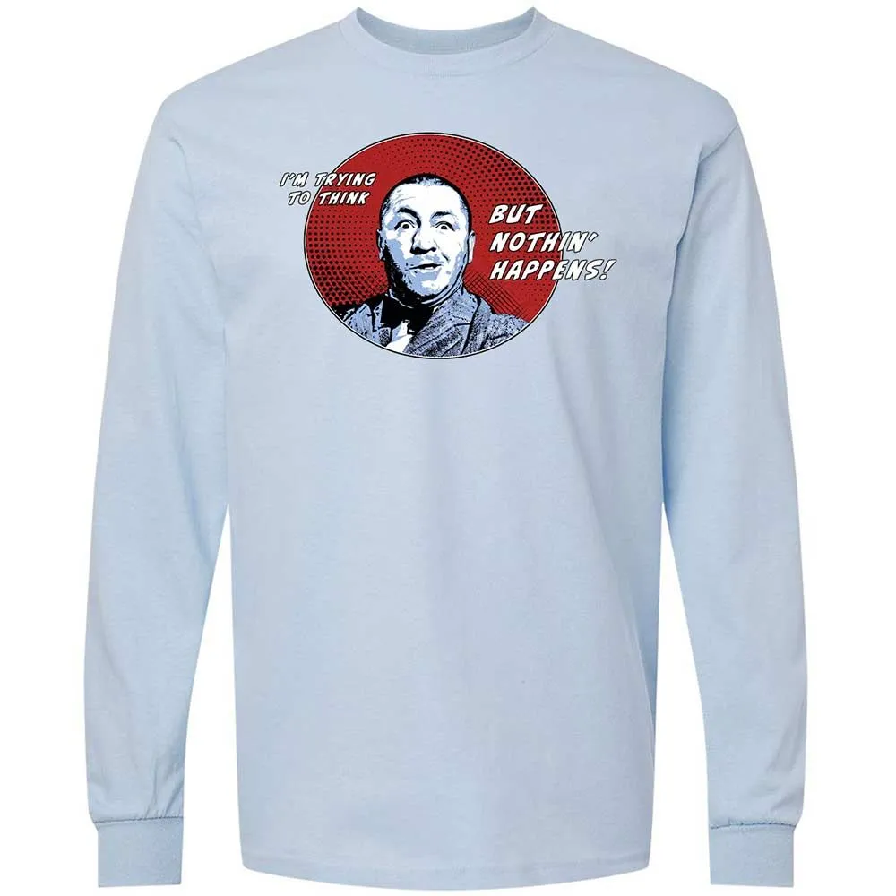 Long Sleeve T-Shirt - EGWHDEAH - Light Blue - 18