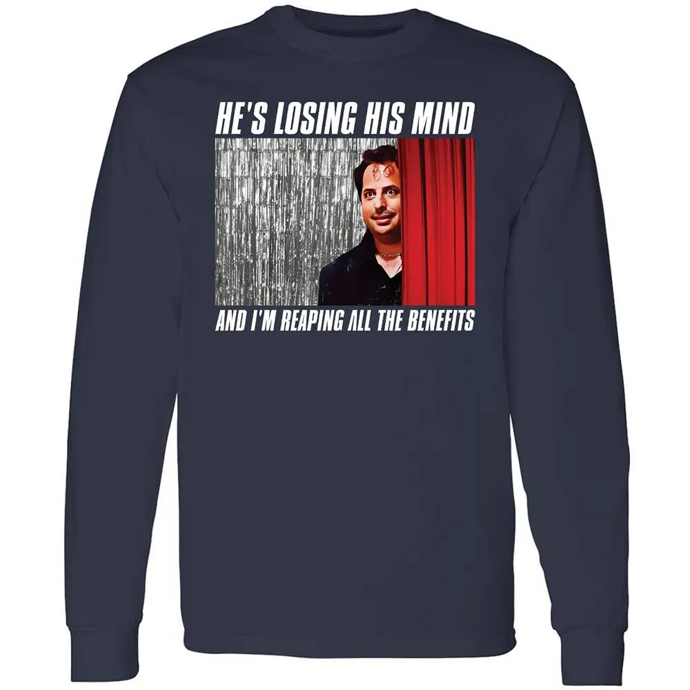 Long Sleeve T-Shirt - QQNU4QQ7 - Navy - 2