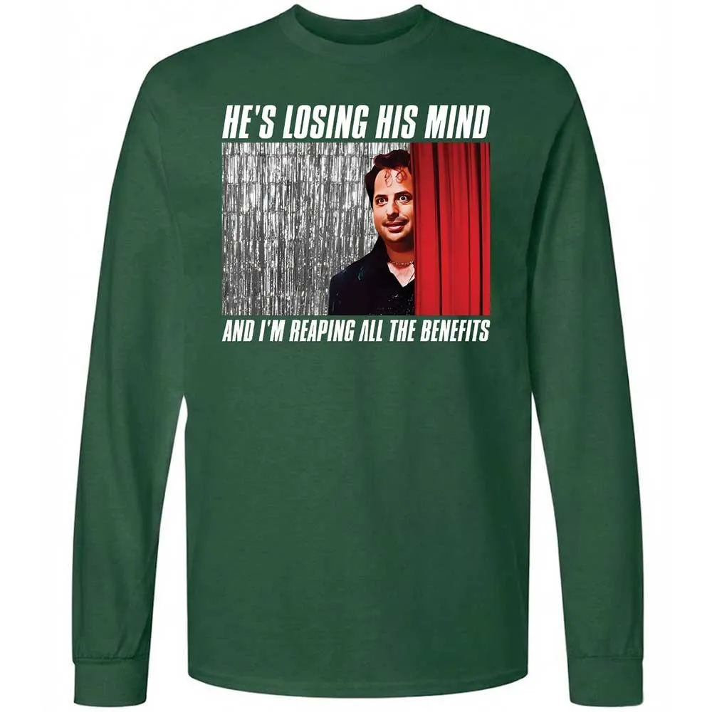 Long Sleeve T-Shirt - QQNU4QQ7 - Forest Green - 4