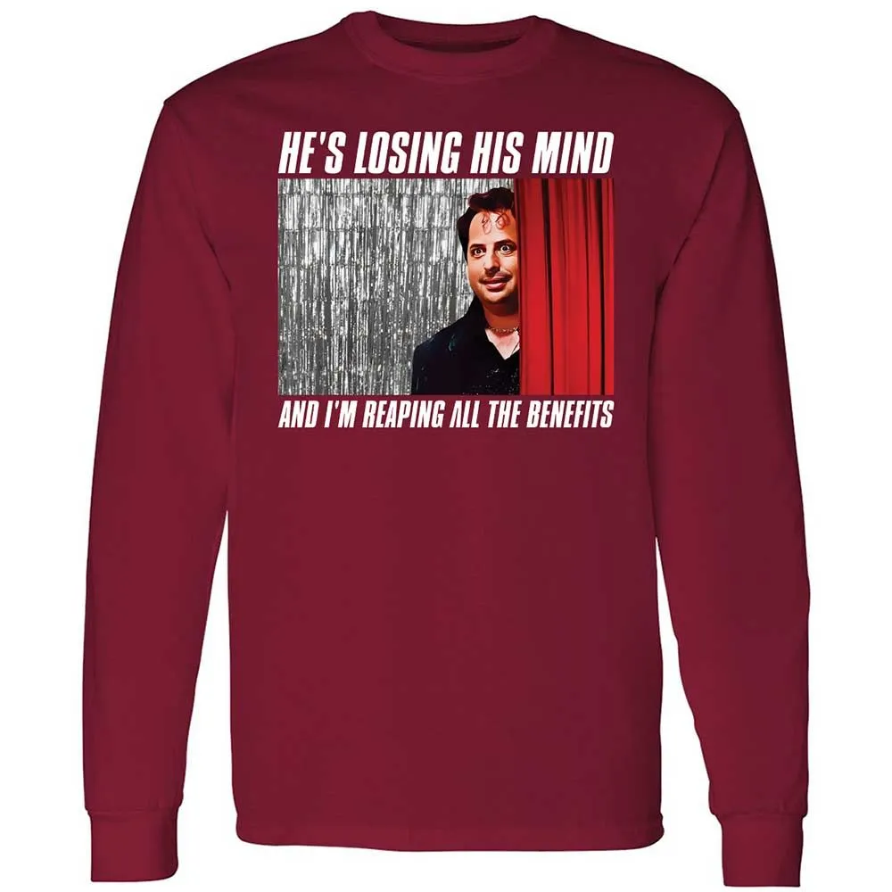 Long Sleeve T-Shirt - QQNU4QQ7 - Cardinal Red - 7