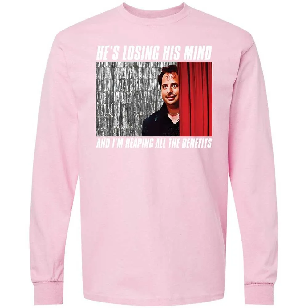 Long Sleeve T-Shirt - QQNU4QQ7 - Light Pink - 16