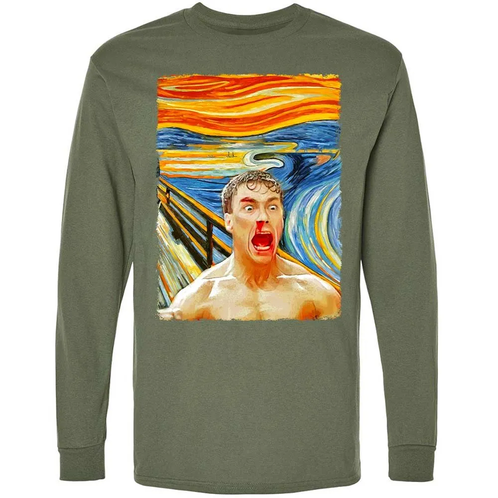Long Sleeve T-Shirt - 6UE4ZX51 - Military Green - 9