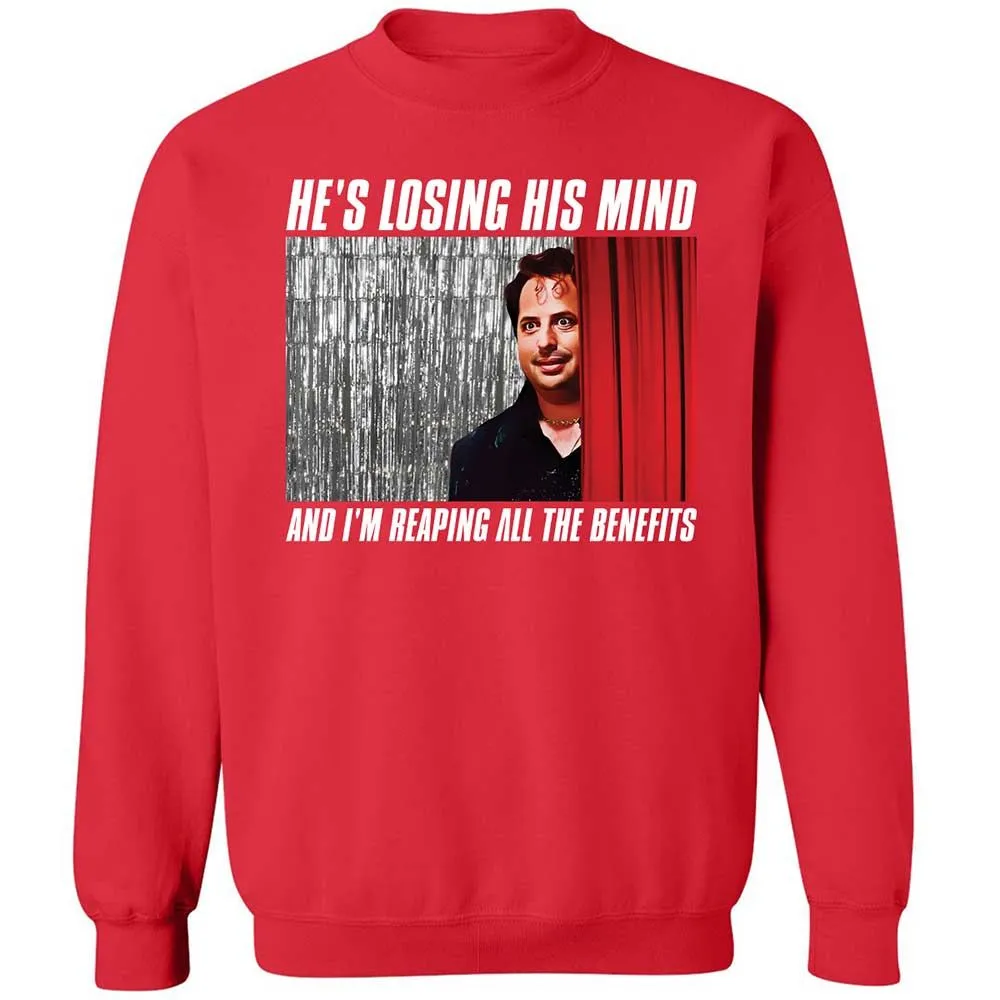 Classic Unisex Sweatshirt - FLWQJEGJ - Red - 10