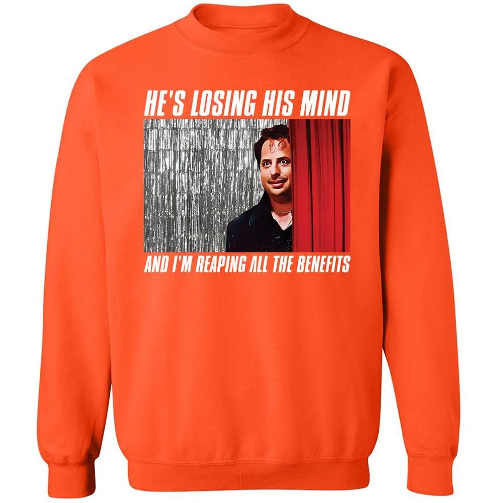Classic Unisex Sweatshirt - FLWQJEGJ - Orange - 12