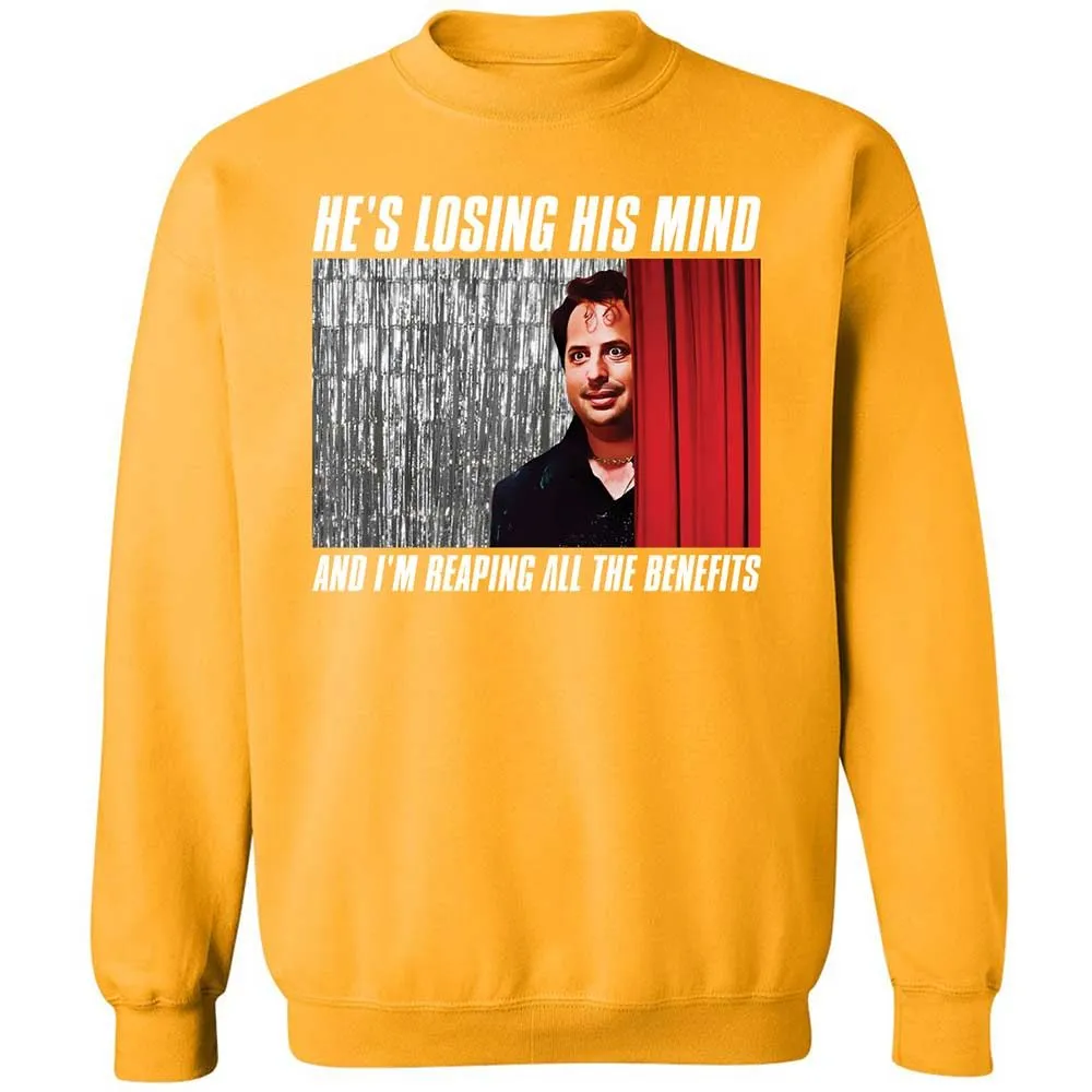 Classic Unisex Sweatshirt - FLWQJEGJ - Gold - 14