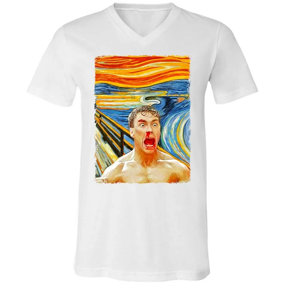Unisex V-Neck T-Shirt - PJBVXW67 - White - 16