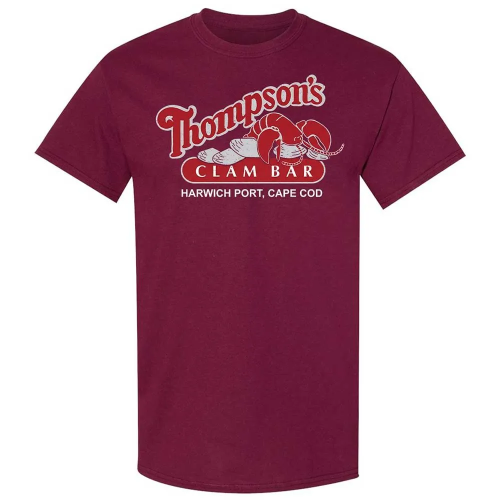 Thompson's Clam Bar - Maroon - 8