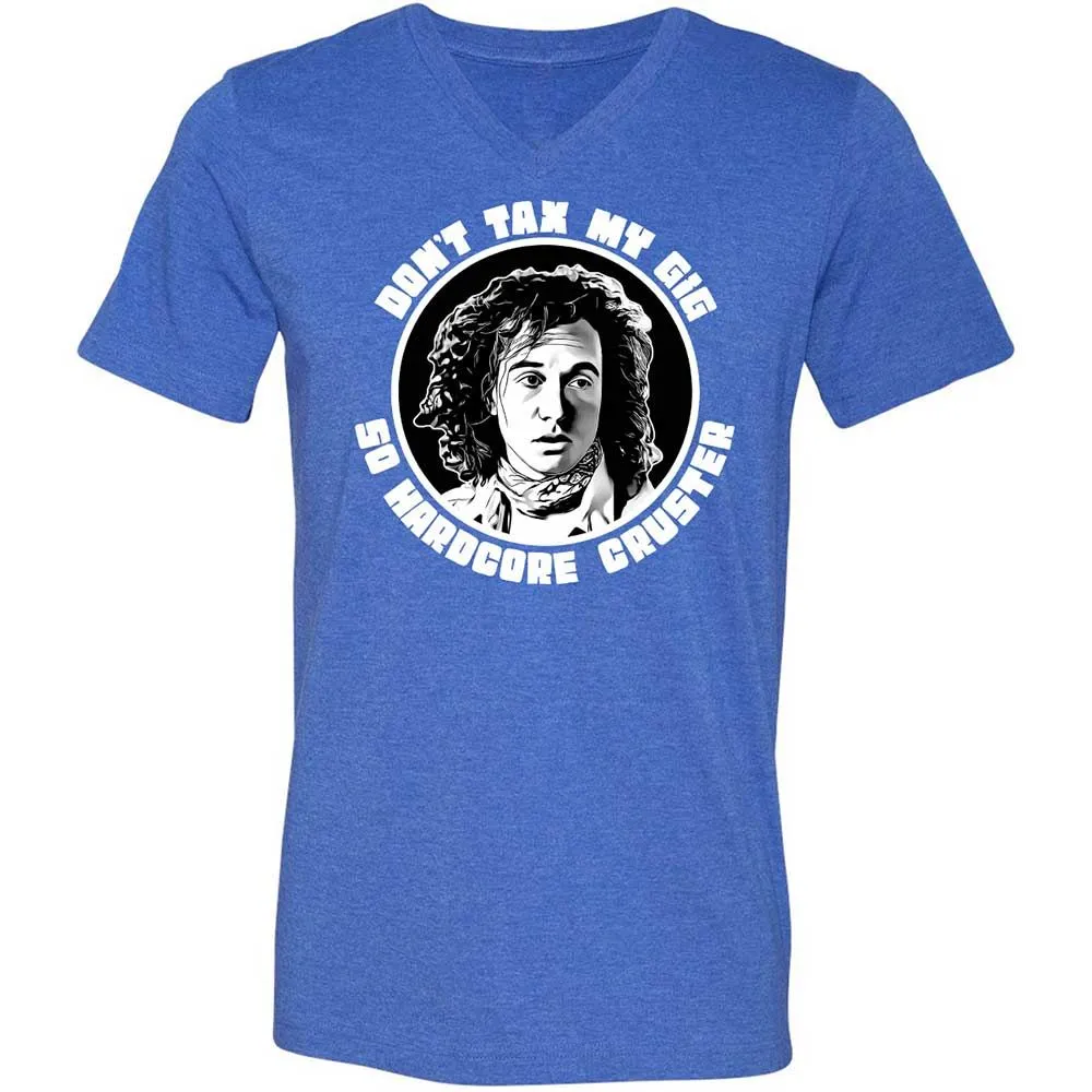 Unisex V-Neck T-Shirt - 5F8L6DXV - Heather True Royal - 5